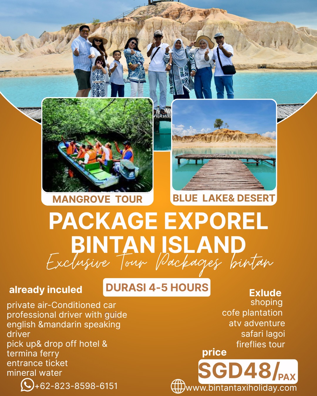 Image  tour package private| blue lake + mangrove tour